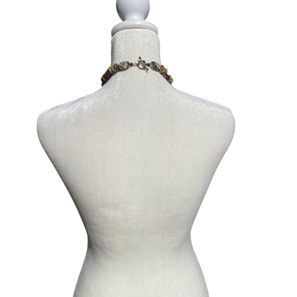 Statement Necklace Abalone Shell Beach Boho Pendant - Picture 7 of 14